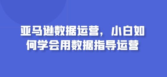 亚马逊数据运营，小白如何学会用数据指导运营-九洲网