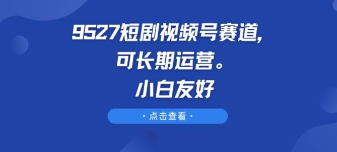 9527短剧视频号赛道，可长期运营，小白友好【揭秘】-九洲网