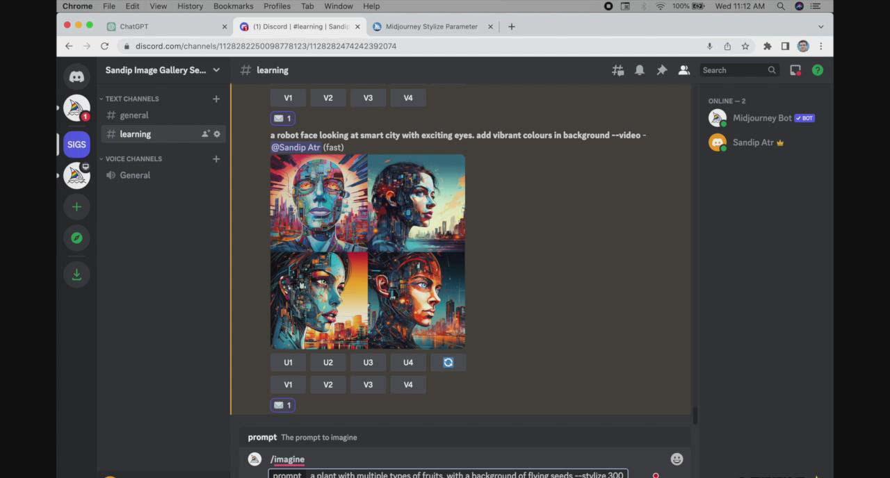 图片[2]-ChatGPT4 和 MidJourney AI 绘画聊天革命性指南教程-33节视频课-中英字幕-九洲网