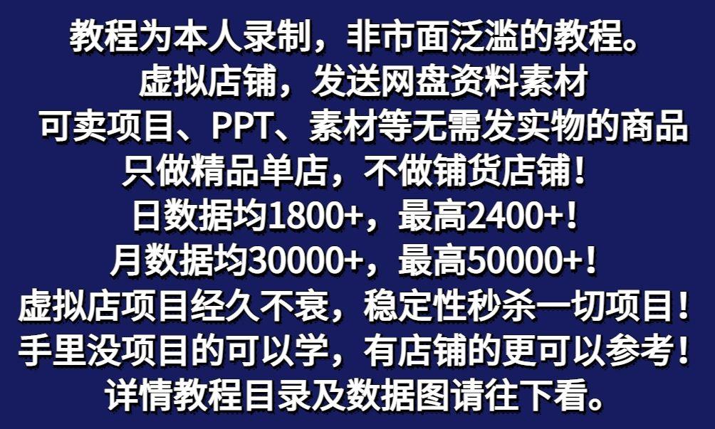 图片[2]-拼多多虚拟电商训练营月入50000+你也行，暴利稳定长久，副业首选-九洲网