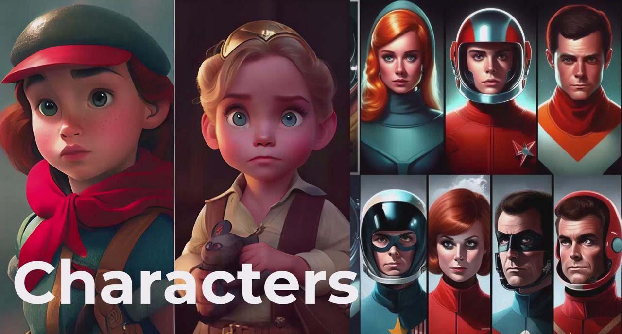 掌握 MidJourney V5 AI + ChatGPT创建一致的角色设计图像-22节课-中英字幕-九洲网