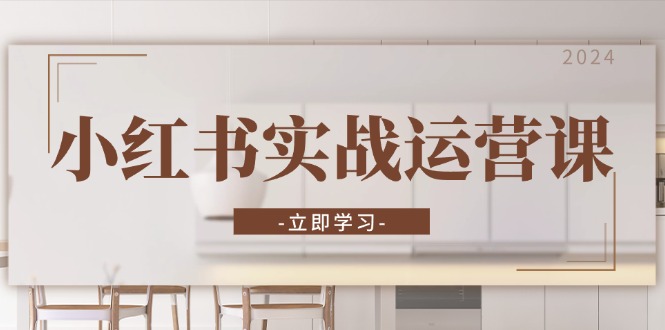 小红书实战运营课：从开通店铺到直播话术，打造爆款笔记与高效直播-九洲网
