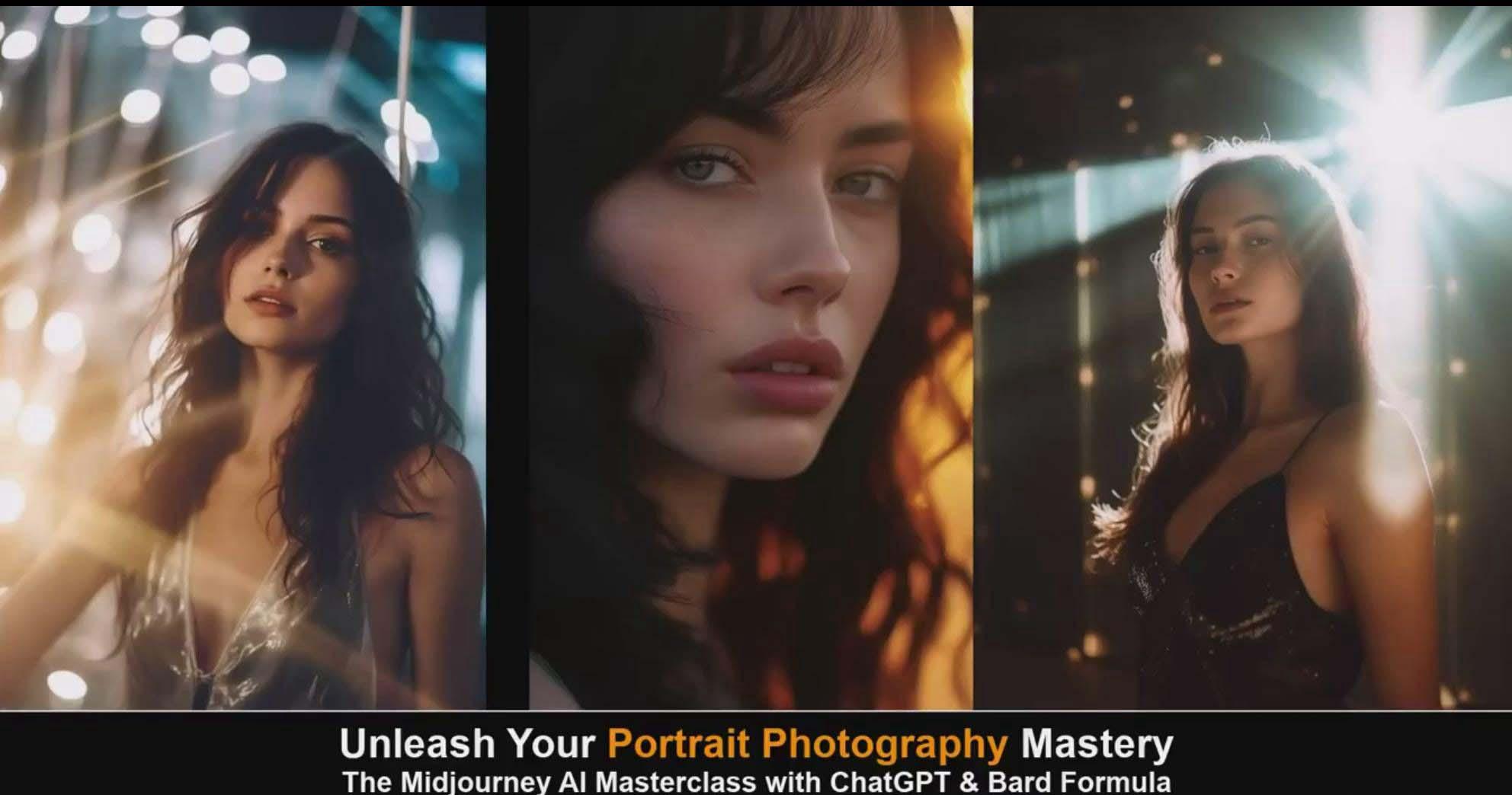 图片[6]-(9312期)Midjourney v5 ChatGPT 和 Bard AI人工智能人像摄影大师班-15节-中英字幕-九洲网