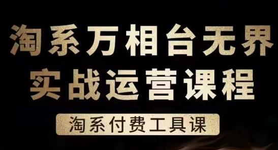 淘系万相台无界实战运营课，淘系付费工具课-九洲网