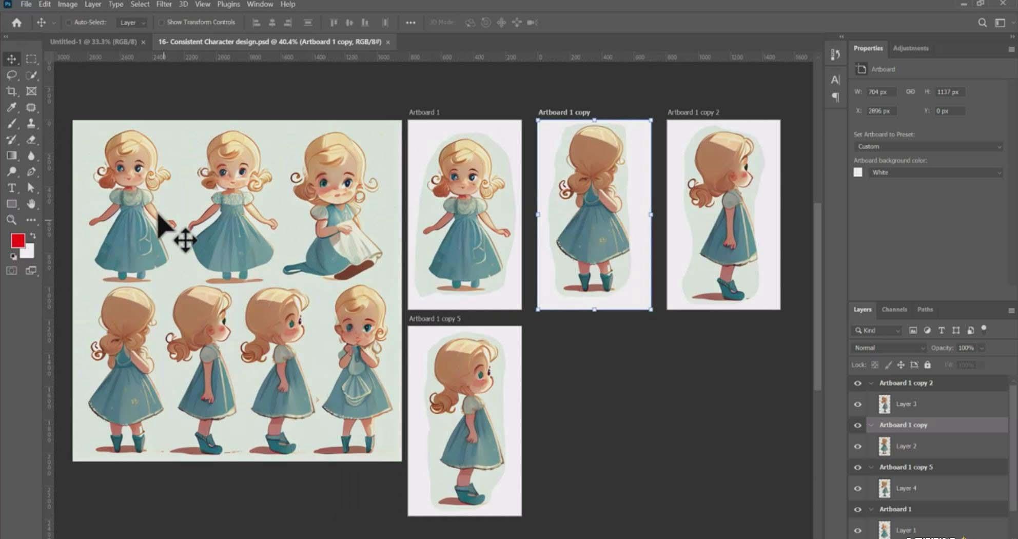 图片[7]-掌握 MidJourney V5 AI + ChatGPT创建一致的角色设计图像-22节课-中英字幕-九洲网