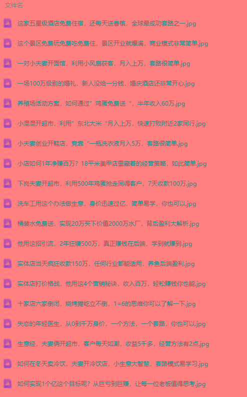 图片[2]-(9607期)真实有效391套商业模式，年入几十到几百万案例解析(电子书+视频+图文)-九洲网