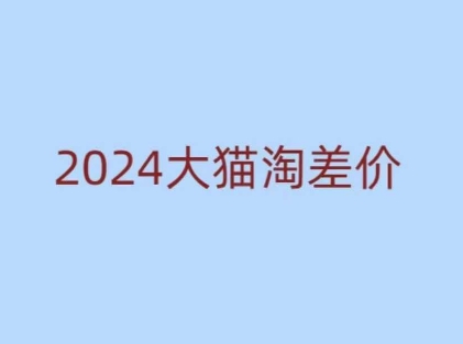 2024版大猫淘差价课程，新手也能学的无货源电商课程-九洲网