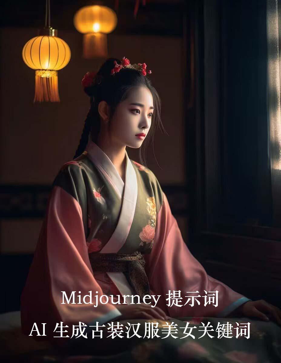 Midjourney关键词-AI生成中国风古装汉服美女人像提示关键词-九洲网