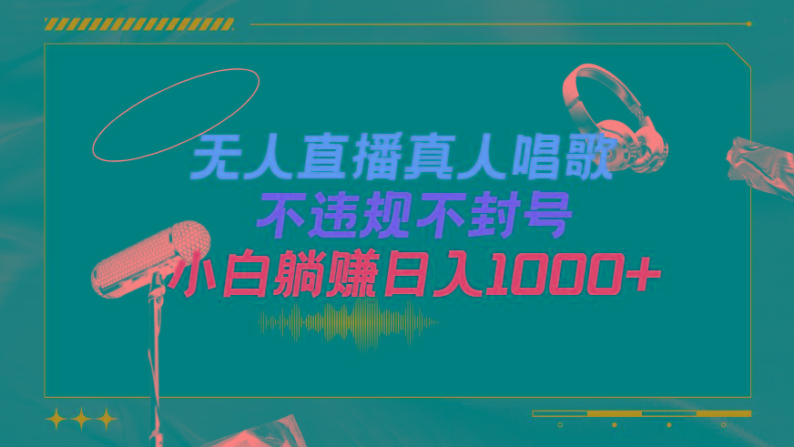 (9622期)抖音24小时无人直播音乐，不违规，不封号纯撸音浪，小白实操当天日入1000+-九洲网