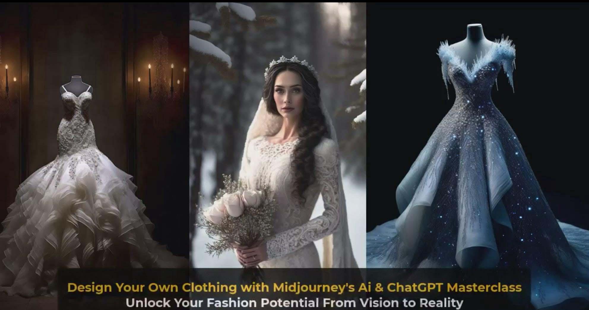 图片[7]-利用 Midjourneys Ai 人工智能设计自己的服装AI大师班-10节课-中英字幕-九洲网