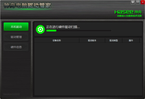 神舟电脑驱动管家 v1.0 官方免费版-九洲网