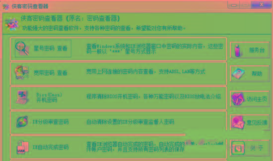 侠客星号密码查看器 v4.93 免费版-九洲网
