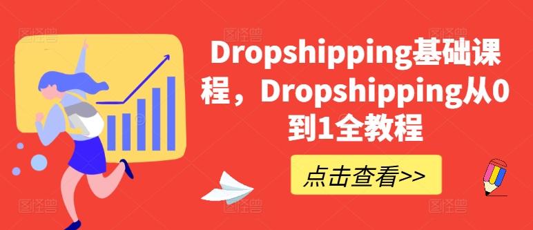 Dropshipping基础课程，Dropshipping从0到1全教程-九洲网