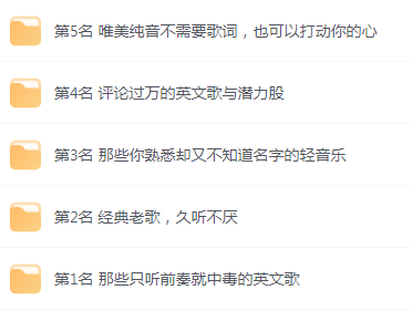 【无损音乐分享】网易云音乐收藏榜单前五名合集 精选好歌-九洲网