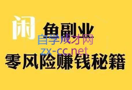 铁逸潇老师·闲鱼电商新手运营教程-九洲网