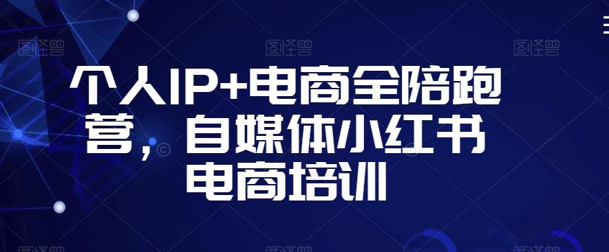个人IP+电商全陪跑营，自媒体小红书电商培训-九洲网