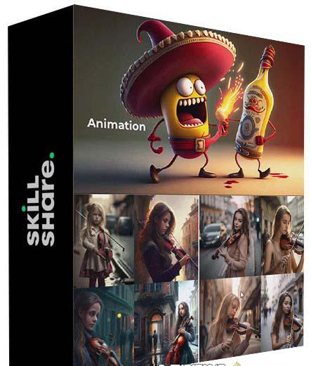 图片[1]-掌握 MidJourney V5 AI + ChatGPT创建一致的角色设计图像-22节课-中英字幕-九洲网