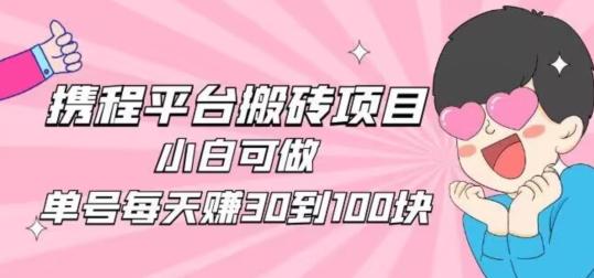 携程旅游搬砖新玩法，日入100+小白可直接上手-九洲网