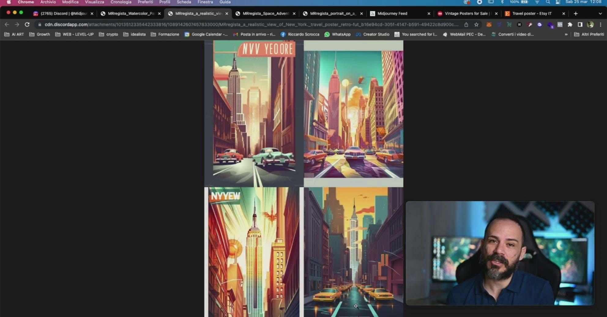 图片[10]-Midjourney AI人工智能创建和销售令人惊叹的海报教程-10节课-中英字幕-九洲网