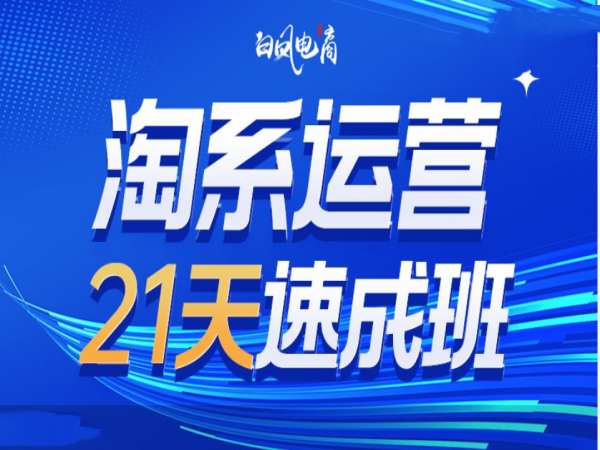 淘系运营21天速成班35期，年前最后一波和2025方向-九洲网