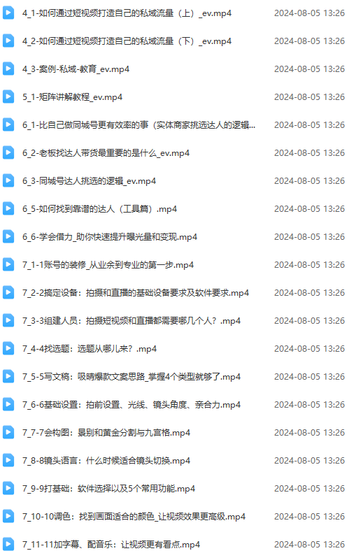 图片[2]-实体店老板获客特训营：认知、定位、文案、矩阵、直播、AI等(72节-九洲网