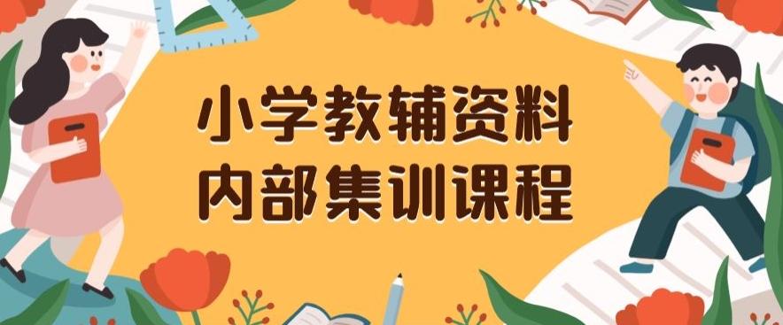 小学教辅资料，内部集训保姆级教程，私域一单收益29-129（教程+资料）-九洲网