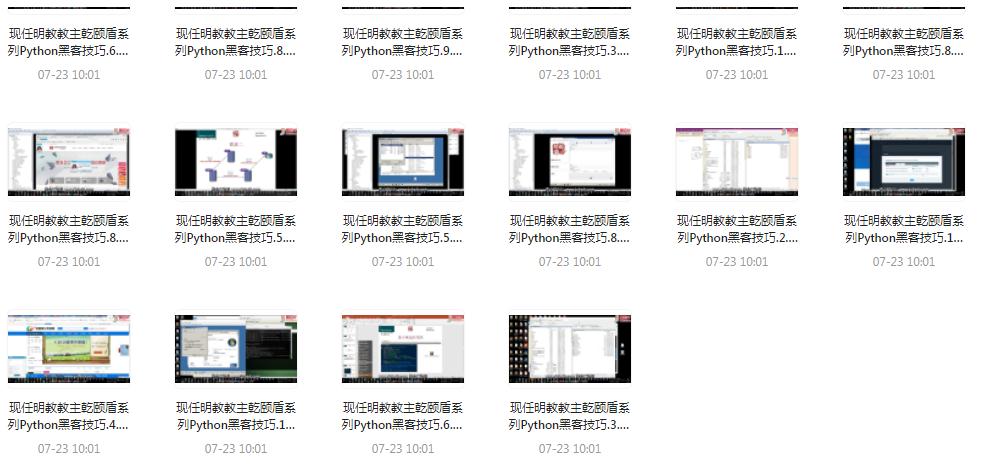 Python黑客技巧课程-九洲网