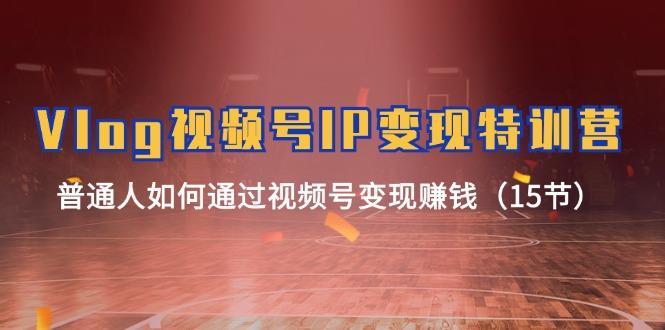 Vlog 视频号IP变现特训营，普通人如何通过视频号变现赚钱(15节-九洲网