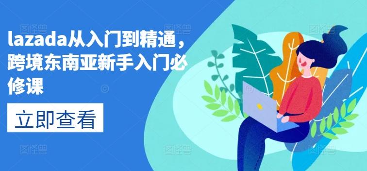 lazada从入门到精通，跨境东南亚新手入门必修课-九洲网