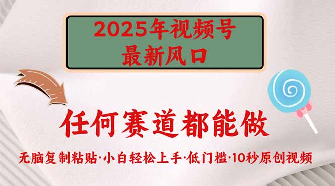 2025年视频号新风口，低门槛只需要无脑执行-九洲网