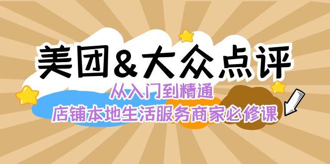 美团+大众点评 从入门到精通：店铺本地生活 流量提升 店铺运营 推广秘术 评价管理-九洲网