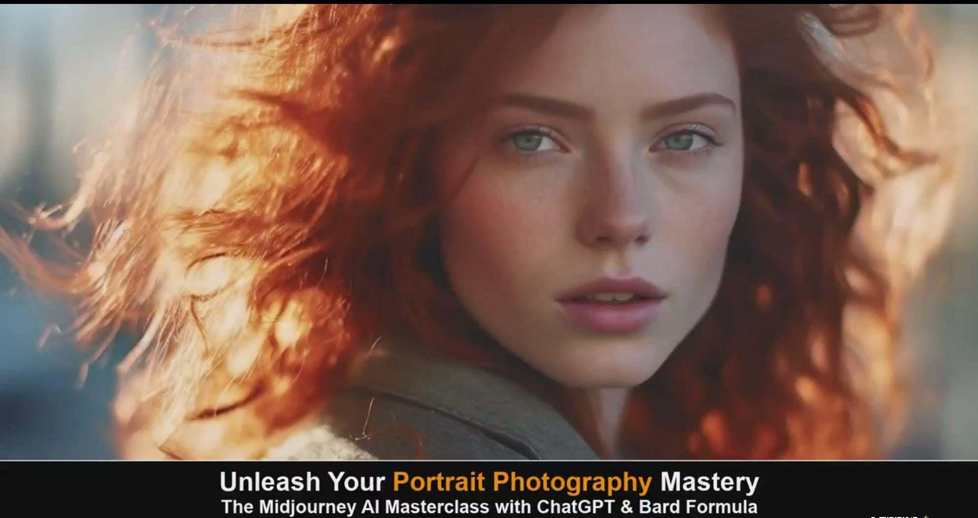 图片[2]-(9312期)Midjourney v5 ChatGPT 和 Bard AI人工智能人像摄影大师班-15节-中英字幕-九洲网
