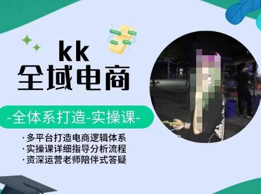 KK全域电商，全体系打造实操课，多平台打造电商逻辑体系-九洲网