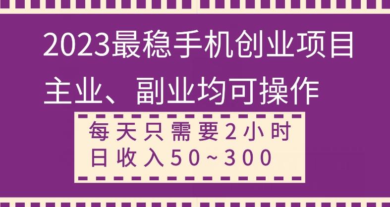 【全网变现首发】新手实操单号日入500+，渠道收益稳定，项目可批量放大-九洲网