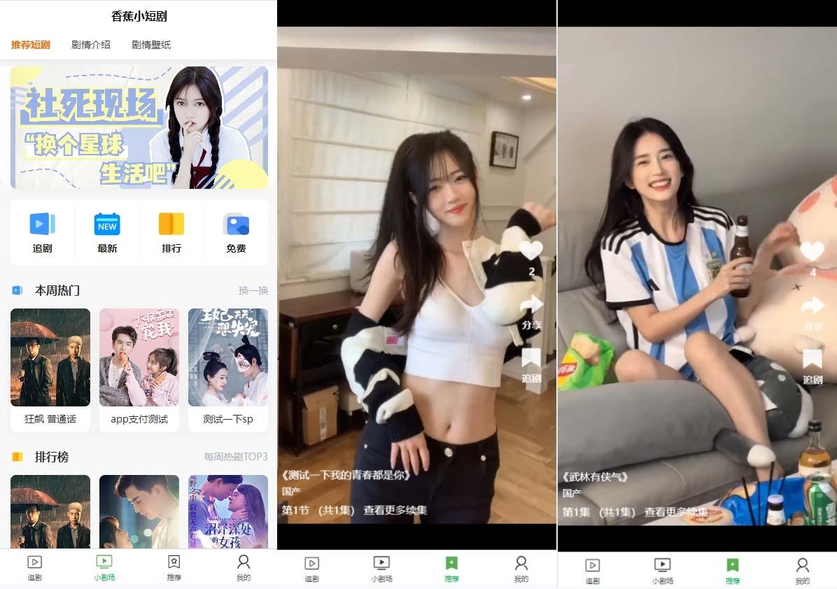 (8542期)小剧场短剧影视系统源码 全开源 带支付收益+会员机制+代理推广等模式【...-九洲网